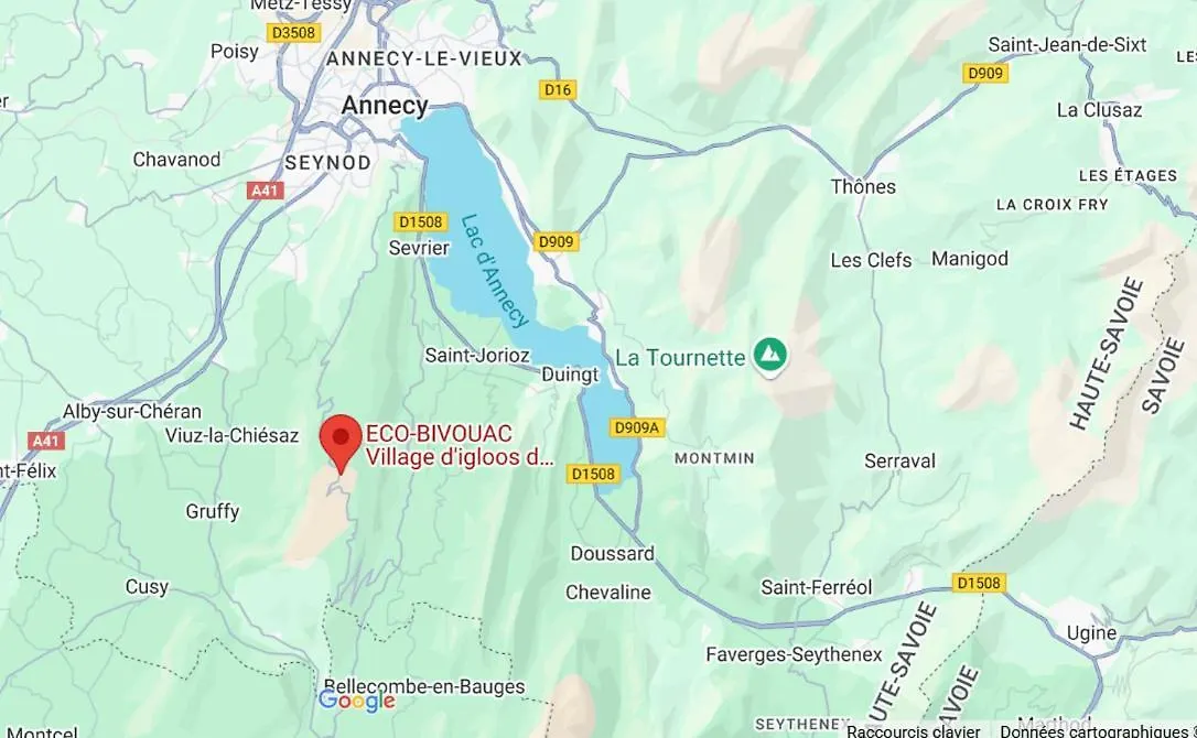 Eco Bivouac Village Igloos Annecy - Le Semnoz - A 20 Minutes D'Annecy Luxury tent